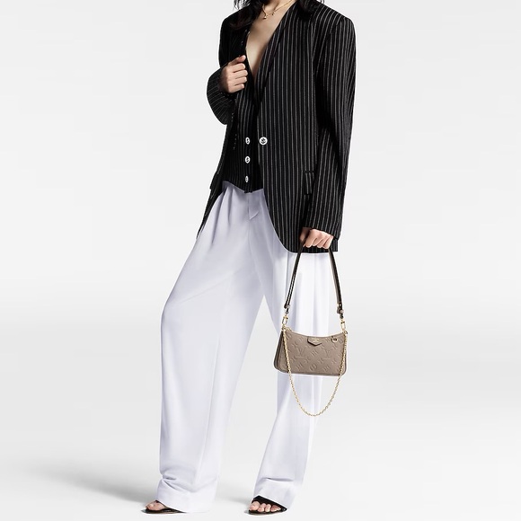 Louis Vuitton Easy on Pouch Bag Turtledove Grey - Picture 2 of 16